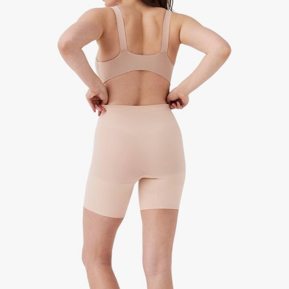 Spanx sculpt Seamless Power Mid-Thigh Short Core Shapewear Lightweight XL - Picture 7 of 8